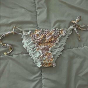 Floral Print Women's Bikini Bottom